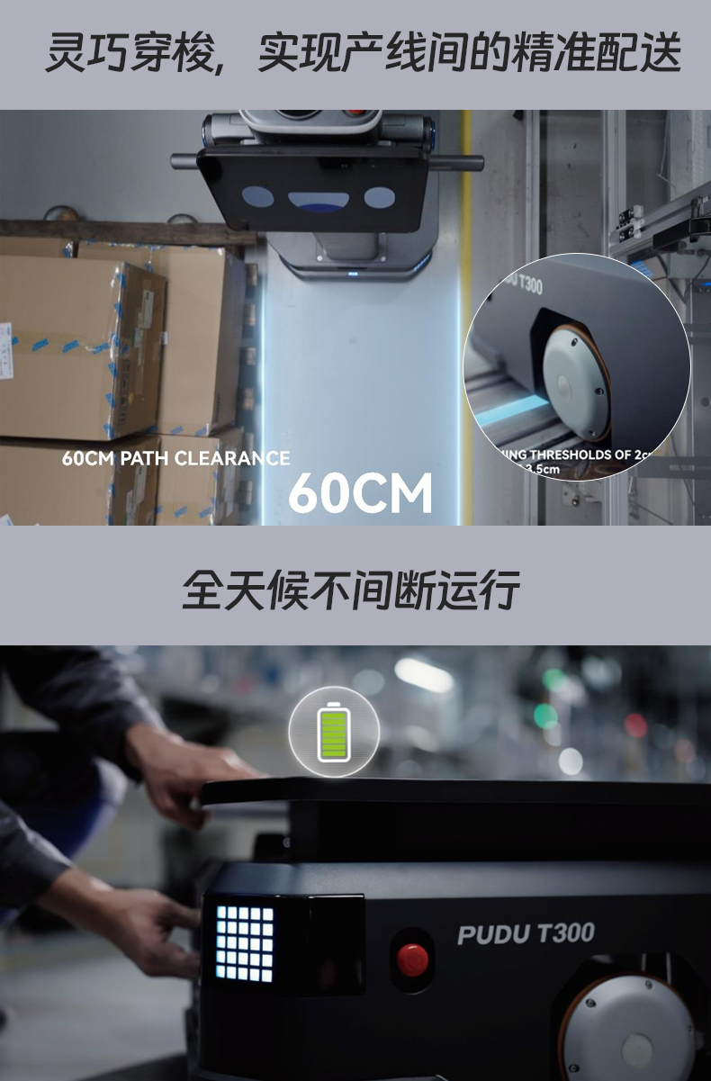 T300 工业配送机械人-电动洗地机出租_手推式洗地机|扫地机_驾驶式洗地机|扫地车-多彩网